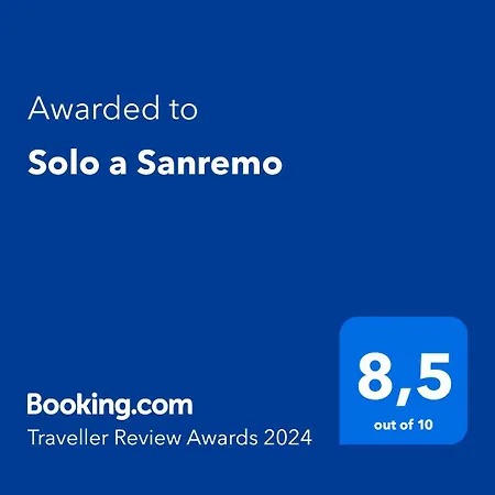 Solo A Sanremo Apartment Exterior photo
